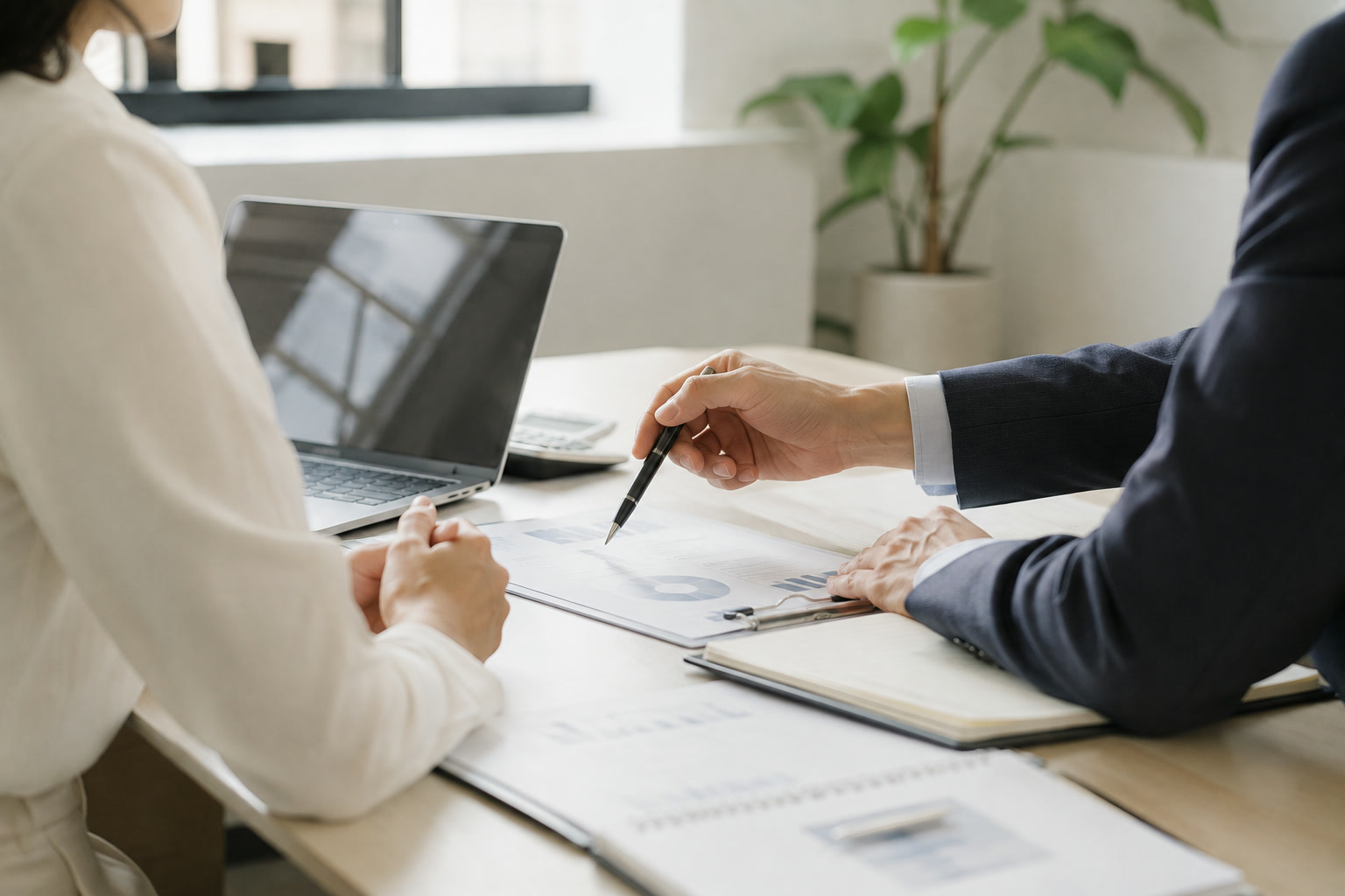 기업 컨설팅 상담 장면
